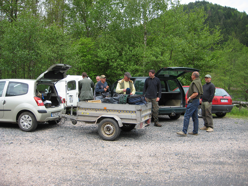 Nettoyage des berges de la Plaine